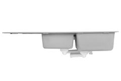 Chậu đá Hafele 1160mm HS19-GED2S80 màu xám 570.35.570