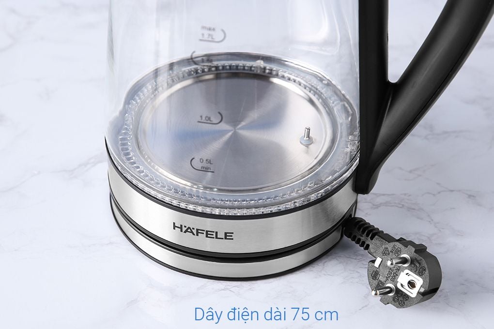 [MT] Ấm đun nước thủy tinh Hafele T-602C 535.43.732