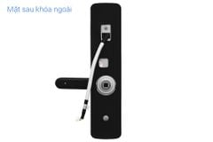 Khóa vân tay Hafele DL7100 (mã số, thẻ từ, chìa cơ, vân tay, kết nối App) 912.05.498