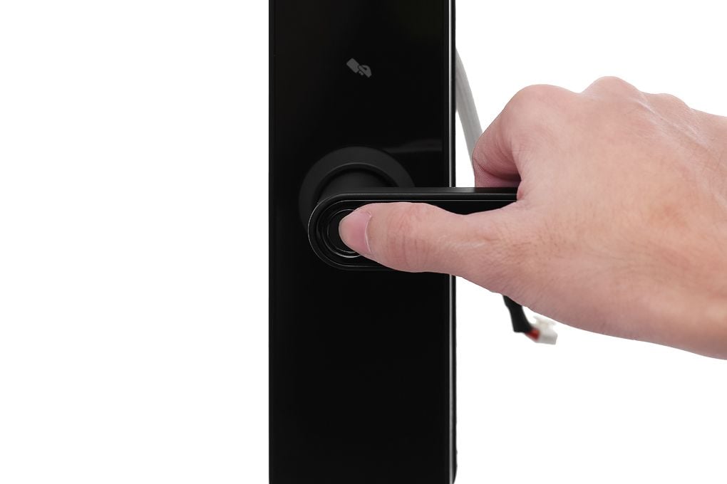 Khóa vân tay Hafele DL7100 (mã số, thẻ từ, chìa cơ, vân tay, kết nối App) 912.05.498