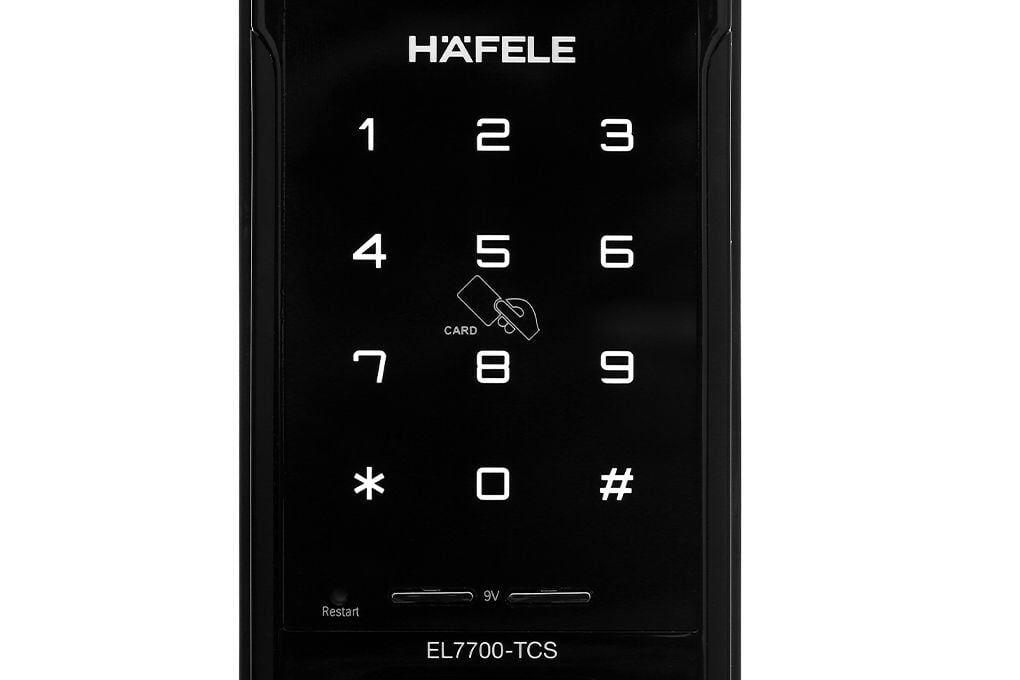 Khóa điện tử vân tay Hafele EL7700-TCS Thân khóa nhỏ 912.05.583