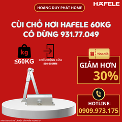 Cùi chỏ hơi Hafele có dừng 60kg 931.77.049