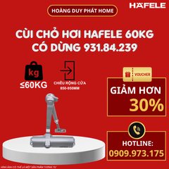 Cùi chỏ hơi Hafele có dừng 60kg 931.84.239