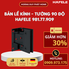 Bản lề kính-kính 90 độ Hafele 981.77.909