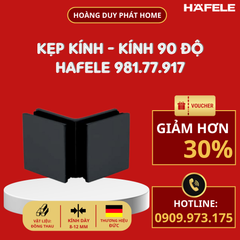 Kẹp Kính - Kính 90 độ màu đen Hafele 981.77.917
