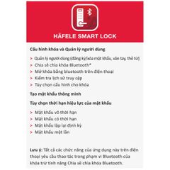 Khóa điện tử Vân tay Hafele PP8100 màu Đồng bóng 912.20.261