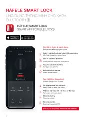 Khóa vân tay Hafele PP9000 912.05.691