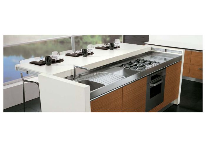 Giải pháp mở rộng bếp đảo Hafele 642.19.830