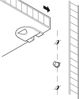 Chốt đỡ kệ Hafele 282.43.905