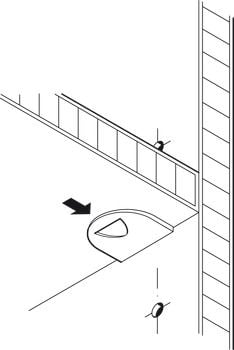 Chốt đỡ kệ Hafele 282.43.905