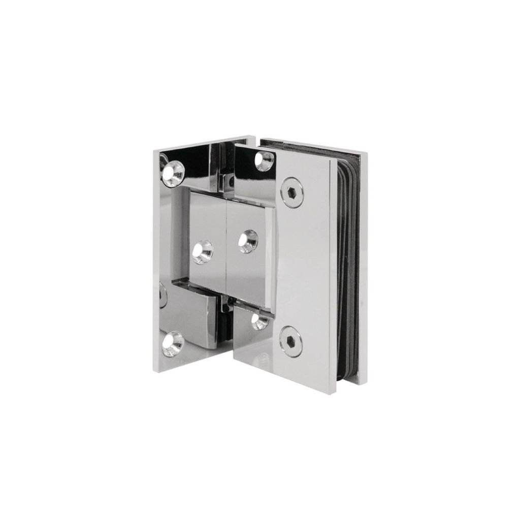Bản lề kính - kính 90 độ màu Chrome bóng Hafele 981.77.908