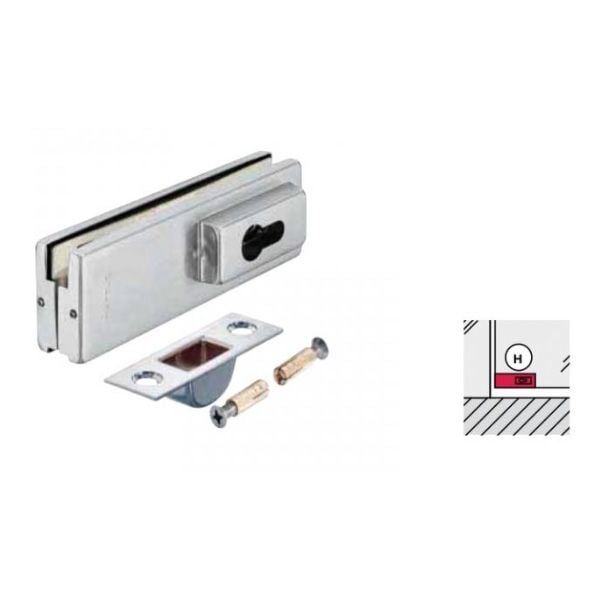 Kẹp khóa sàn inox bóng 981.00.401