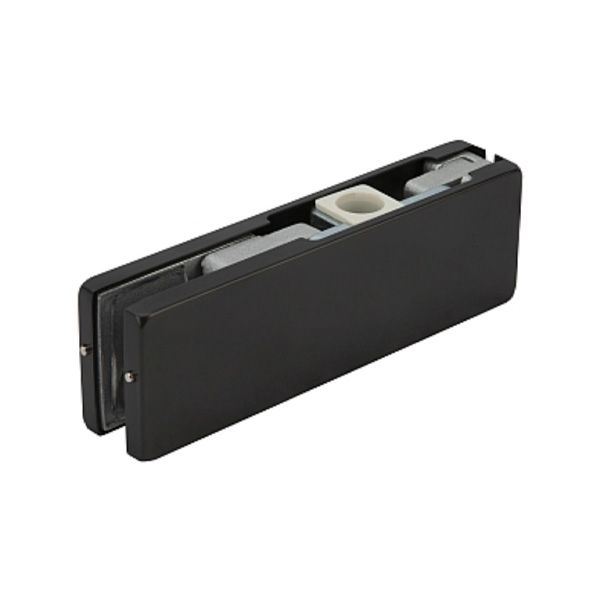 Kẹp kính trên Hafele màu đen mờ 120kg 981.00.658