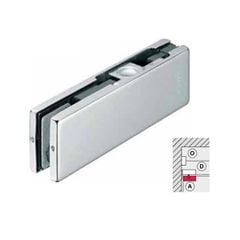 Kẹp kính trên Inox mờ DIY 489.81.020