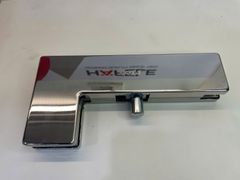 Kẹp kính L Hafele màu inox bóng 981.00.663