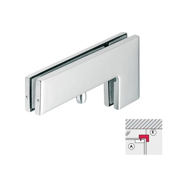 Kẹp L màu inox mờ DIY 489.81.040