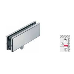 Kẹp trên khung có trục xoay inox bóng DIY 489.81.061