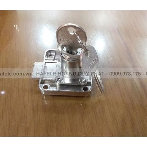 Khóa tủ vuông chìa sắt Hafele 26mm 232.26.651