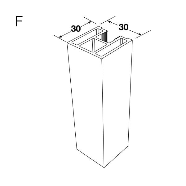 Khung bên No.51 6000mm màu đen  403.75.367