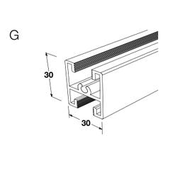 Khung bên No.51 6000mm màu đen 403.75.378