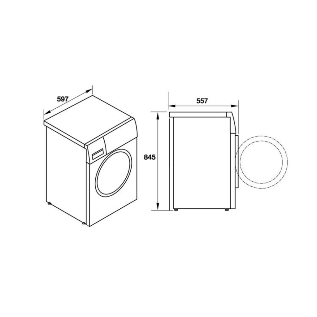 Máy giặt Häfele 9kg HW-F60A 539.96.140