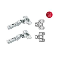 Bản lề giảm chấn inox 304 Hafele - Trùm nửa 483.01.721