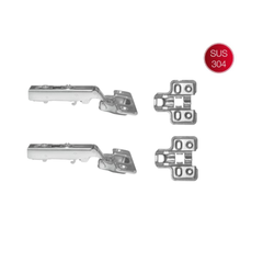 Bản lề giảm chấn inox 304 Hafele - Trùm ngoài 483.01.720