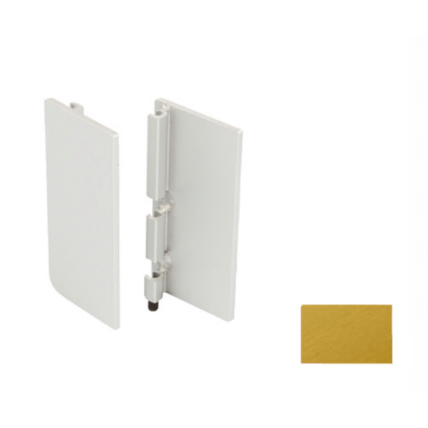 Nắp che - Tay nắm Gola chữ J màu vàng Hafele 126.36.580