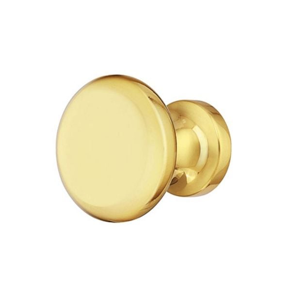 Tay nắm tủ tròn Hafele đồng bóng 30 x 22mm 137.60.837