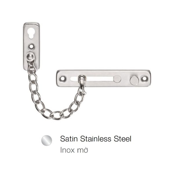 Chốt an toàn dạng xích màu inox mờ Hafele 911.60.000