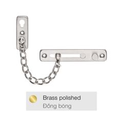 Chốt an toàn dạng xích màu đồng bóng Hafele 911.60.011