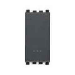 Hạt công tắc 2 chiều, 1 cực, 250V~ màu đen 985.56.065