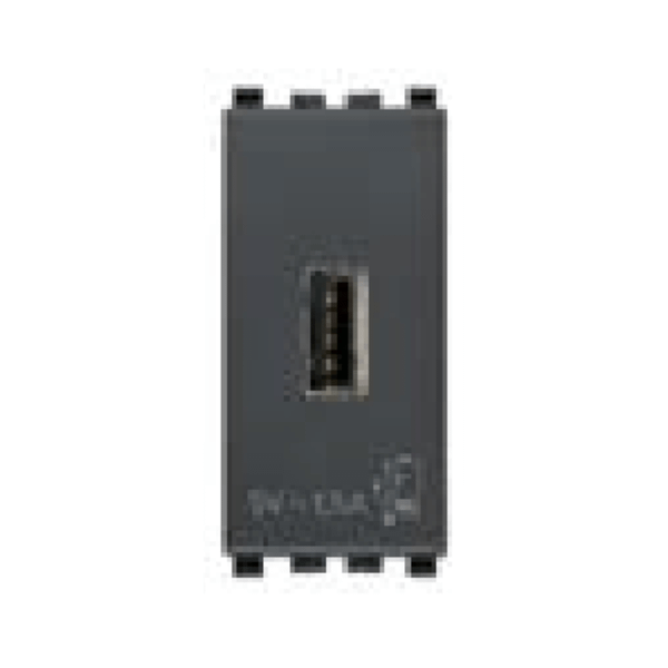 Cổng sạc USB A, USB C màu đen 985.56.081