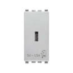 Cổng sạc USB A, USB C màu bạc 985.56.085