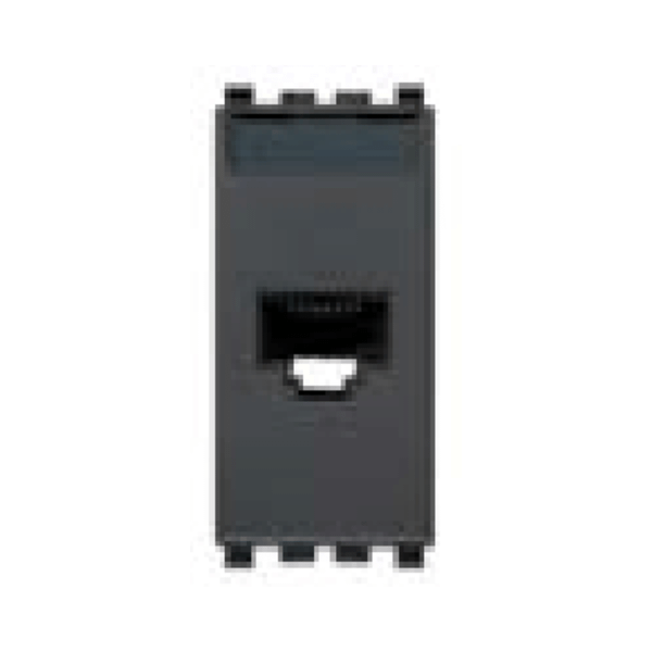 Ổ cắm mạng RJ45 màu đen 985.56.091