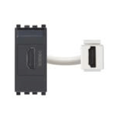 Ổ cắm cổng HDMI màu đen 985.56.093