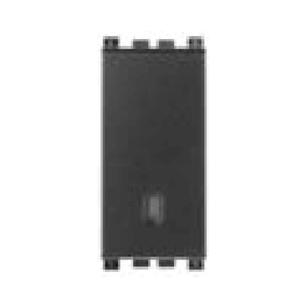 Hạt công tắc đảo chiều, 1 cực, 250V~ màu đen 985.56.012