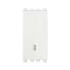 Hạt công tắc 2 chiều, 1 cực, 250V~màu trắng 985.56.010