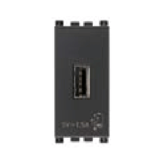 Cổng sạc USB A, USB C màu đen 985.56.027