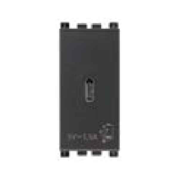 Cổng sạc USB A, USB C màu đen 985.56.032