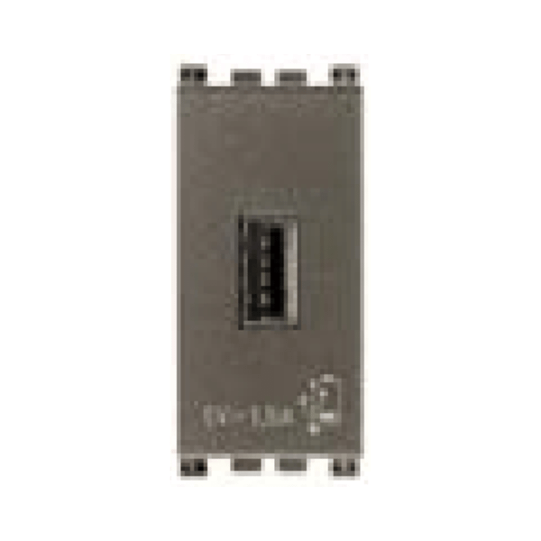 Cổng sạc USB A, USB C màu nâu 985.56.035