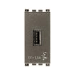 Cổng sạc USB A, USB C màu nâu 985.56.035