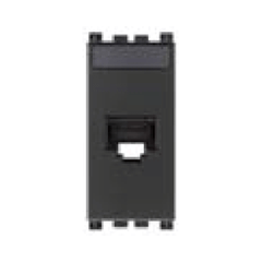 Ổ cắm mạng RJ45 màu đen 985.56.042