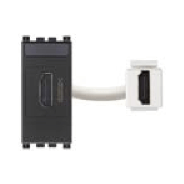 Ổ cắm cổng HDMI màu đen 985.56.045