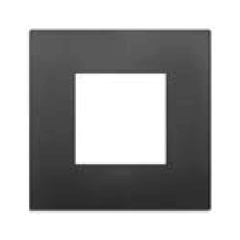 Mặt che 2 module Đen Nhám 985.56.048