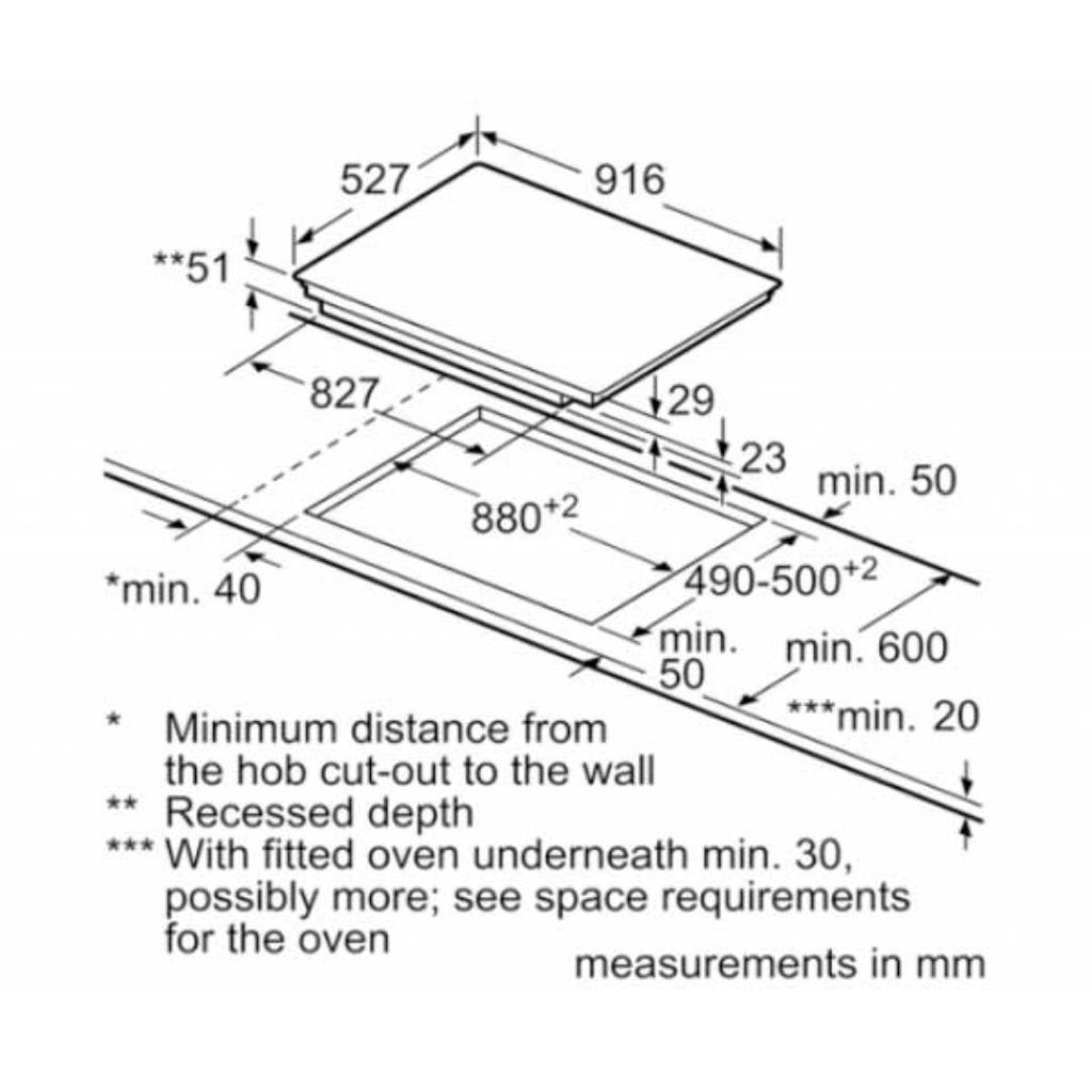 Bếp từ Bosch 5 vùng nấu PXX975DC1E Series 8