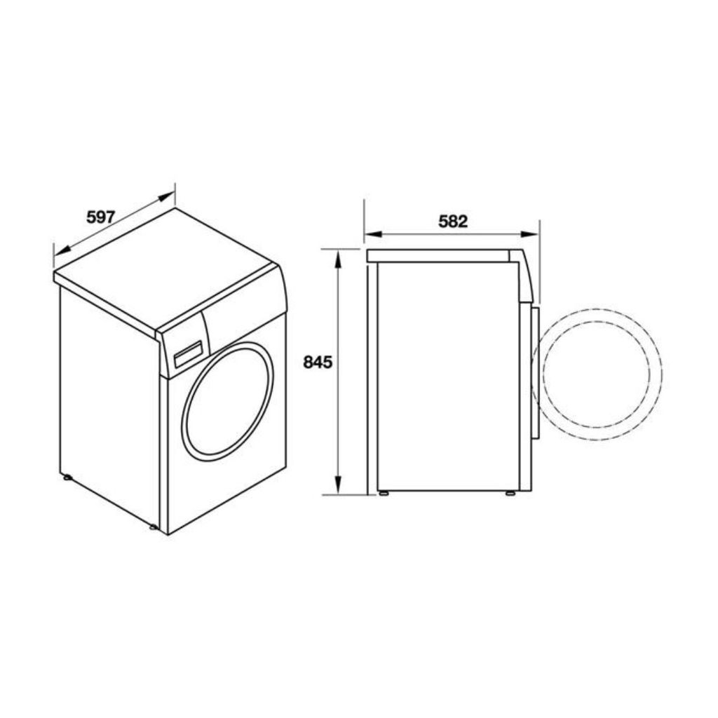 Máy giặt kết hợp sấy Häfele HWD-F60A 533.93.100
