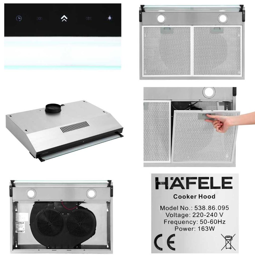 [MT] Máy hút mùi âm tủ 70cm Hafele HC-BI70B 538.86.095