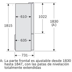 Tủ lạnh Side By Side Bosch KFN96APEAG