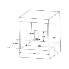 Lò nướng âm tủ Hafele Series 200 HO-2K65A 538.61.431